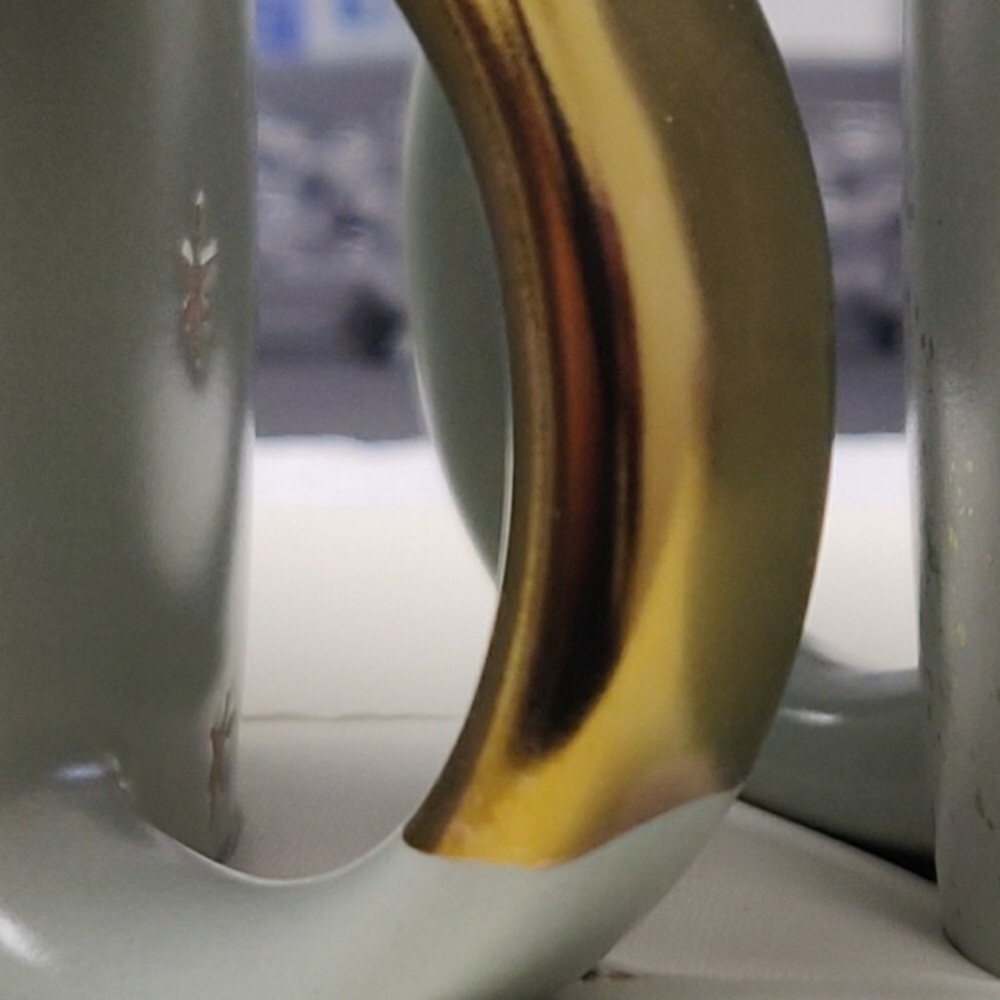NWT HEARTH & HAND Magnolia Mint Gold Mini Mug Set - Picture 4 of 4